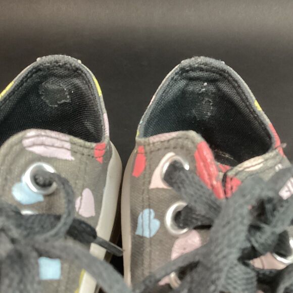 Converse CTAS Hi-Platform Hearts-Girls 3.5-Black All-Over Print Colorful 271709C - Picture 5 of 11